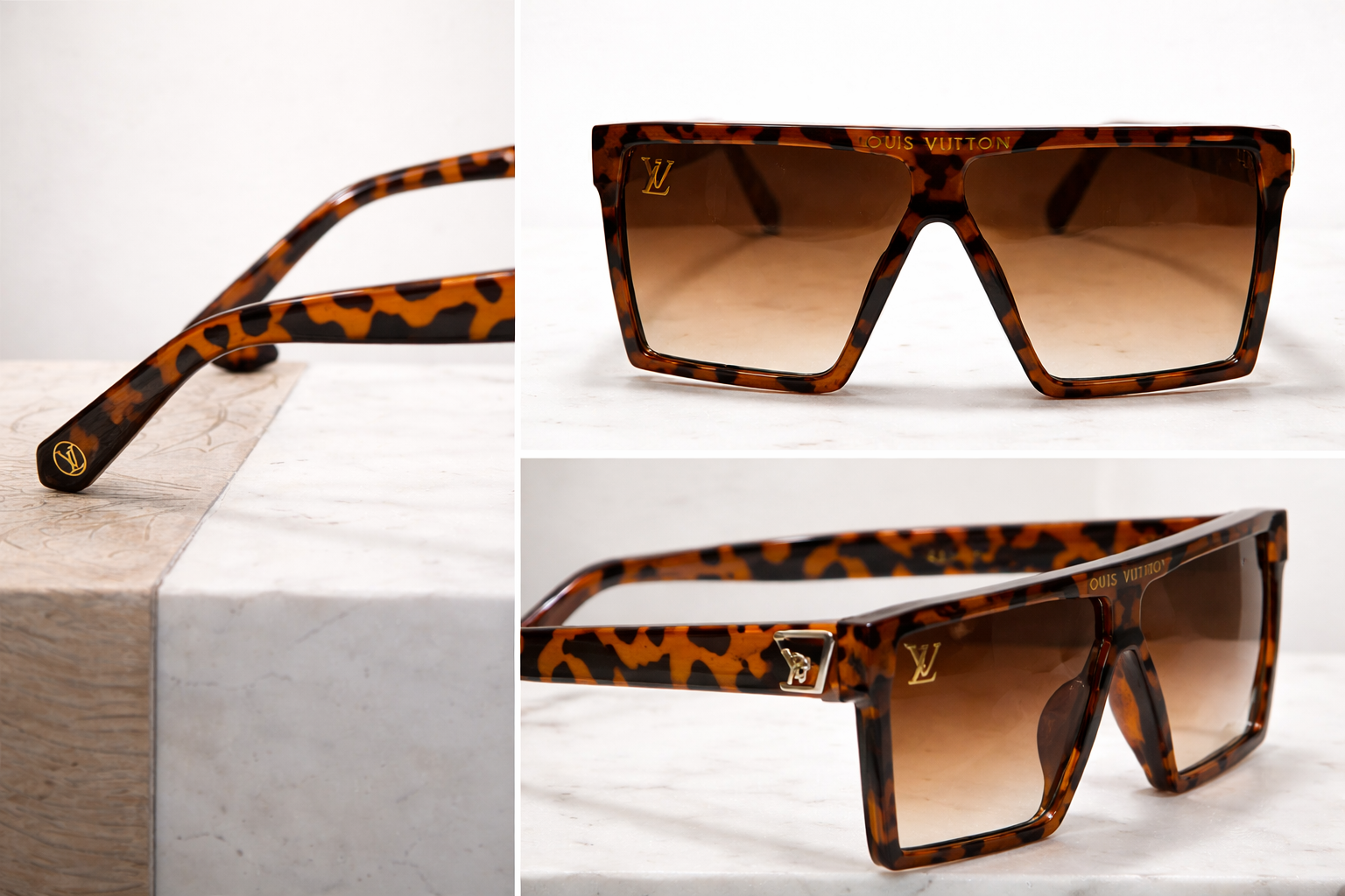 Cheetah Square Sunglasses