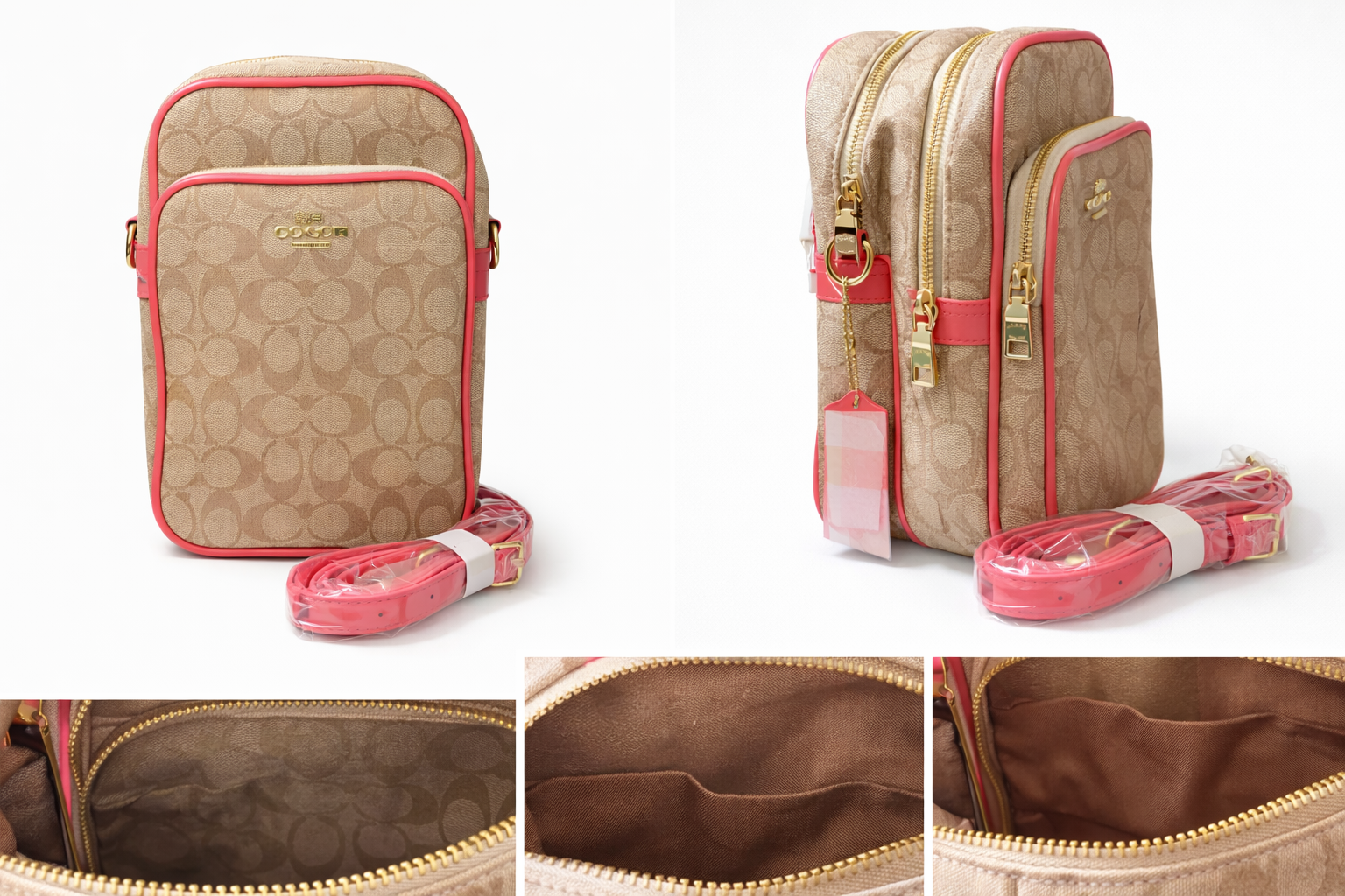 Designer-Inspired Crossbody Bag