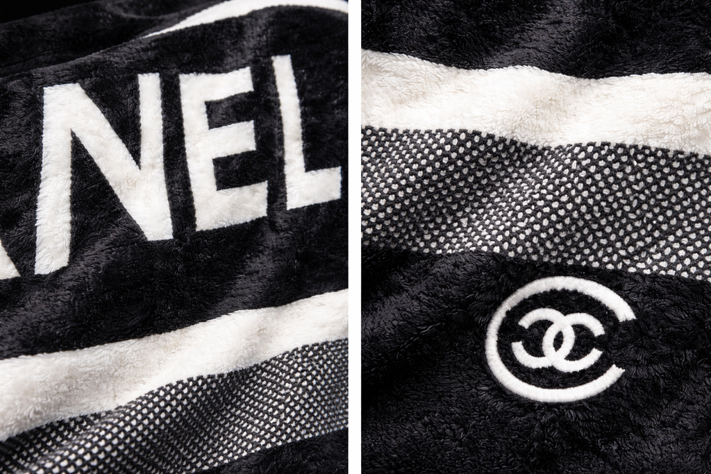 Designer-Inspired Plush Throw Blanket